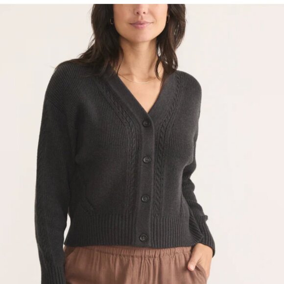 Marine Layer Cardigan - The Robin Crop - Picture 1 of 4